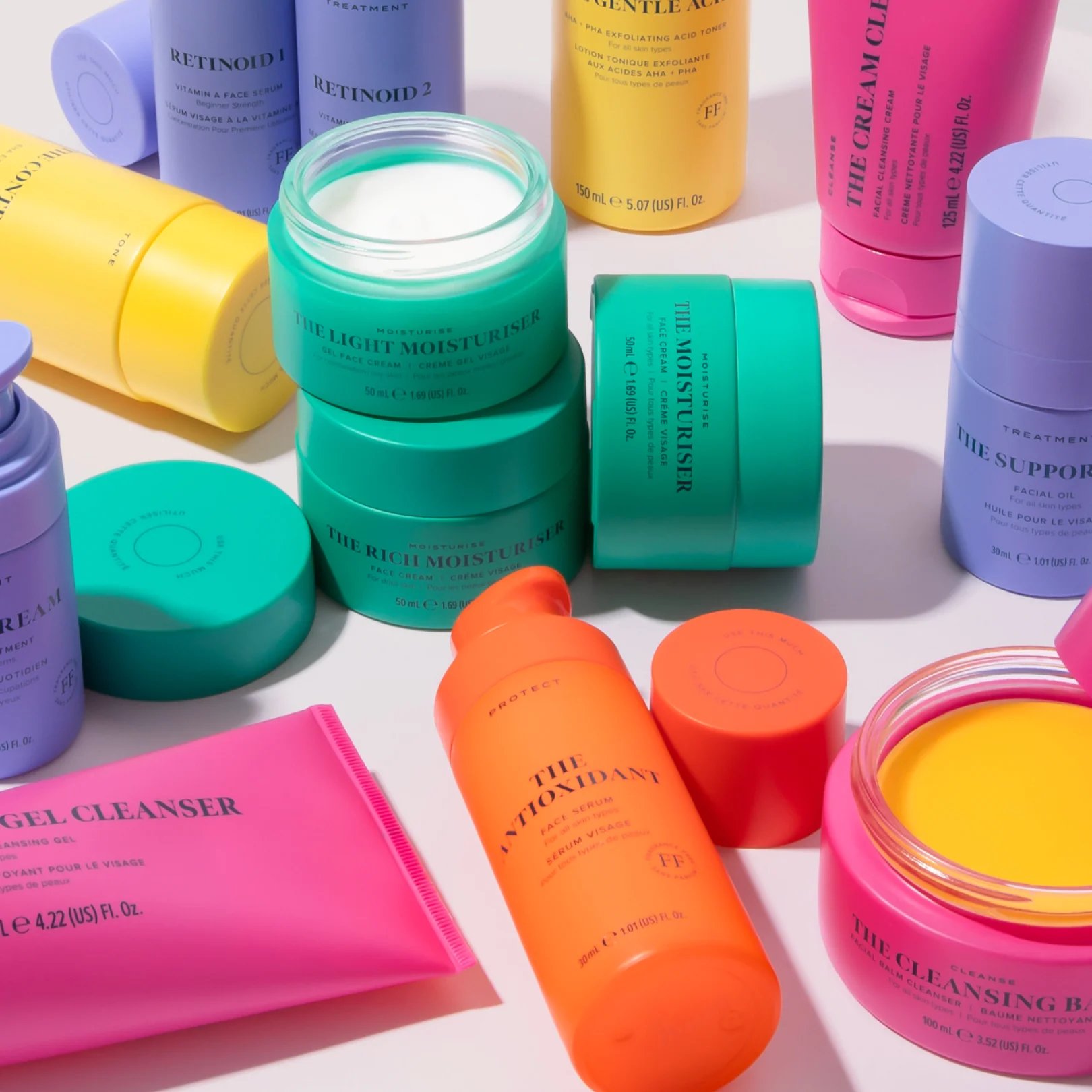 The full Skin Rocks colour palette — what every membership unlocks across the year.